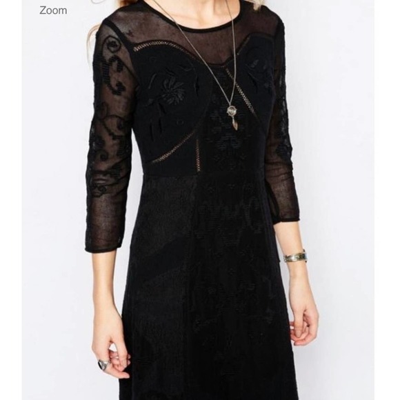 Free People Say You Love Me Maxi Dress black women’s size 4 NWT - Picture 3 of 16